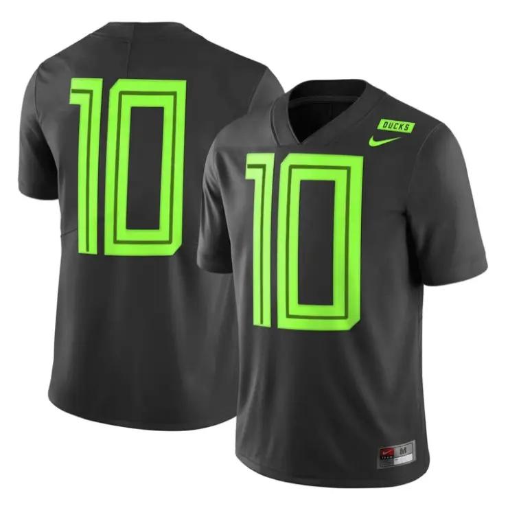 Oregon Ducks Jersey #10 Football 2018 Vapor Limited Stitched Black by My Store NCAA Football Jerseys