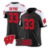Ron Dayne Jersey #33 Wisconsin Badgers 2026 Vapor Limited Stitched - Top Design Fan Ron Dayne Jersey #33 Wisconsin Badgers 2026 Vapor Limited Stitched