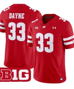 ron-dayne-jersey-33-wisconsin-badgers-2026-vapor-limited-stitched-03 - Top Design Fan Ron Dayne Jersey #33 Wisconsin Badgers 2026 Vapor Limited Stitched