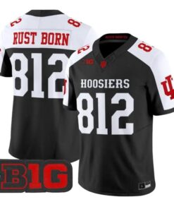 Rust Born Jersey #812 Indiana Hoosiers 2026 Football All Stitched