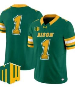 Team Jersey #1 North Dakota State Bison 2026 Code Green Vapor Limited Stitched