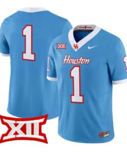 Team Jersey #1 Houston Cougars 2026 Football Vapor Limited Stitched