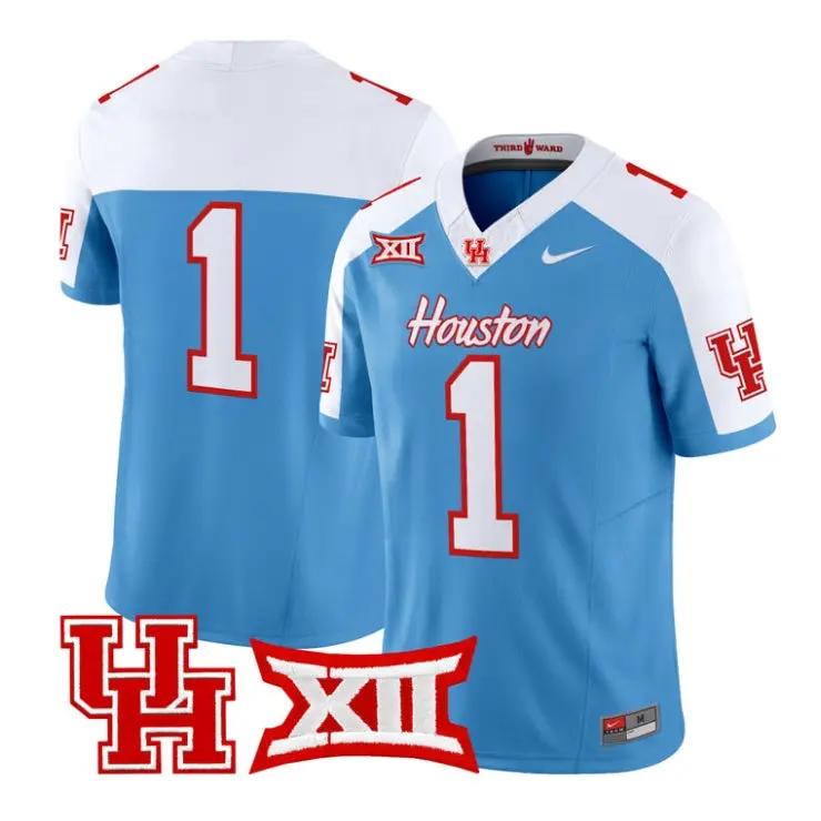 Team Jersey #1 Houston Cougars 2026 Football Vapor Limited Stitched - Top Design Fan Team Jersey #1 Houston Cougars 2026 Football Vapor Limited Stitched