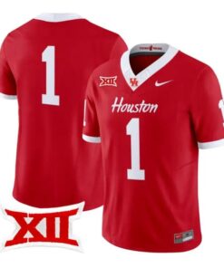 team-jersey-1-houston-cougars-2026-football-vapor-limited-stitched-02 - Top Design Fan Team Jersey #1 Houston Cougars 2026 Football Vapor Limited Stitched