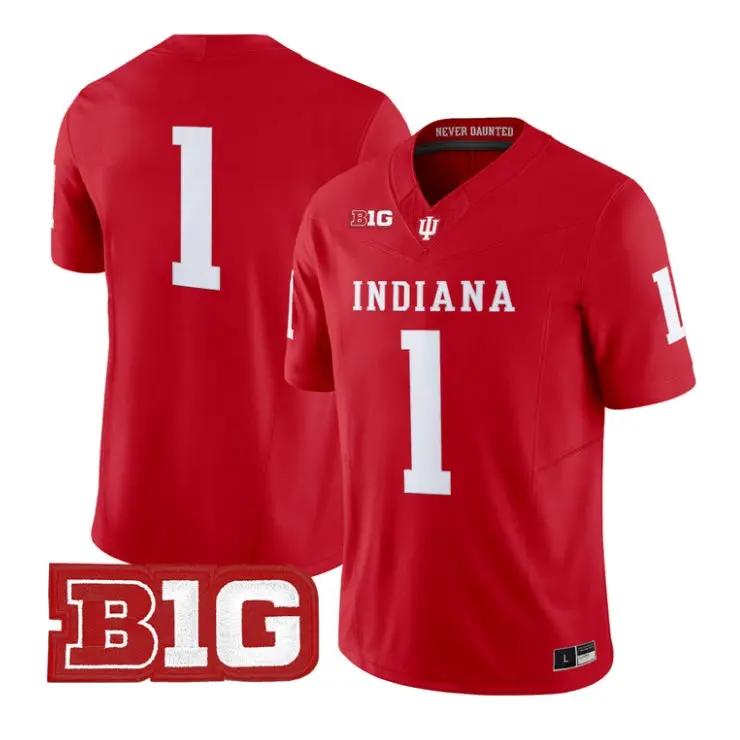 Team Jersey #1 Indiana Hoosiers 2026 Football Limited All Stitched by My Store NCAA Football Jerseys
