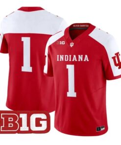 Team Jersey #1 Indiana Hoosiers 2026 Football Limited All Stitched by My Store NCAA Football Jerseys