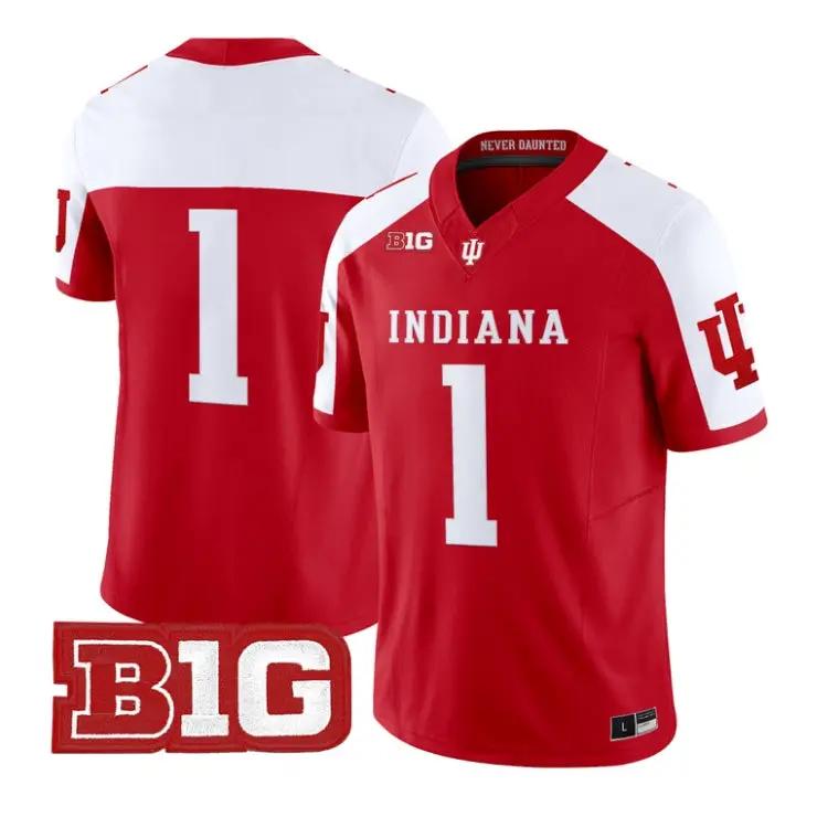 Team Jersey #1 Indiana Hoosiers 2026 Football Limited All Stitched by My Store NCAA Football Jerseys