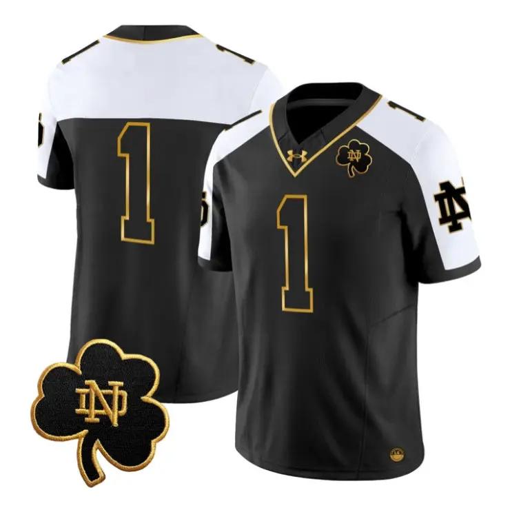 Team Jersey #1 Notre Dame Fighting Irish 2026 Vapor All Stitched - Top Design Fan Team Jersey #1 Notre Dame Fighting Irish 2026 Vapor All Stitched