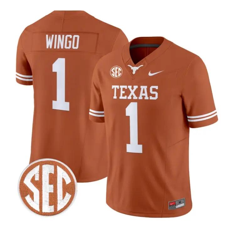 Team Jersey #1 Texas Longhorns 2026 Football Vapor Limited Stitched