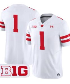 Team Jersey #1 Wisconsin Badgers 2026 Football Vapor Limited Stitched