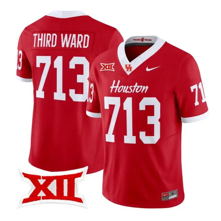 Third Ward Jersey #713 Houston Cougars 2026 Vapor Limited Stitched