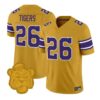 Tigers Jersey #26 LSU Tigers 2026 Gridiron Gold Throwback Football All Stitched - Top Design Fan Tigers Jersey #26 LSU Tigers 2026 Gridiron Gold Throwback Football All Stitched