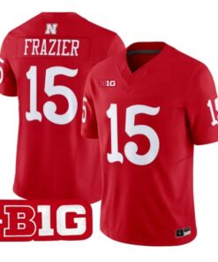 Tommie Frazier Jersey #15 Nebraska Cornhuskers 1962 Throwback 2026 All Stitched