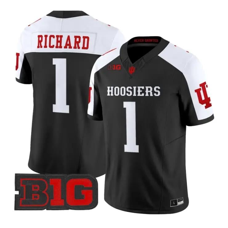 Turbo Richard Jersey #1 Indiana Hoosiers 2026 Limited All Stitched - Top Design Fan Turbo Richard Jersey #1 Indiana Hoosiers 2026 Limited All Stitched