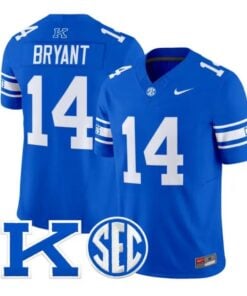 Ty Bryant Jersey #14 Kentucky Wildcats Power K Patch Vapor Limited All Stitched