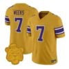 Whit Weeks Jersey #7 LSU Tigers 2026 Gridiron Gold Throwback Football Stitched - Top Design Fan Whit Weeks Jersey #7 LSU Tigers 2026 Gridiron Gold Throwback Football Stitched