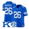 Wildcats Jersey #26 Kentucky Wildcats Power K Patch Vapor Limited All Stitched - Top Design Fan Wildcats Jersey #26 Kentucky Wildcats Power K Patch Vapor Limited All Stitched