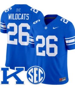 Wildcats Jersey #26 Kentucky Wildcats Power K Patch Vapor Limited All Stitched