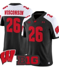 Wisconsin Jersey #26 Wisconsin Badgers 2026 Vapor Limited Stitched