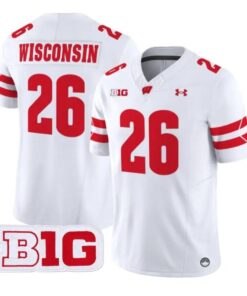 wisconsin-jersey-26-wisconsin-badgers-2026-vapor-limited-stitched-04 - Top Design Fan Wisconsin Jersey #26 Wisconsin Badgers 2026 Vapor Limited Stitched