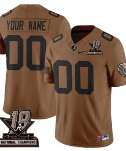 Alabama Crimson Tide 2026 Military Appreciation Custom Vapor Jersey - Stitched